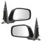 05-08 Nissan Frontier Mirror Power Heated Folding Textured (Except Reg Cab) Pair