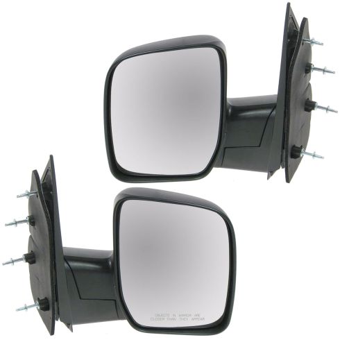 08-11 Ford Van Manual Mirror w/Single Glass PAIR