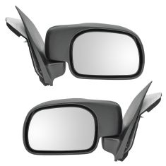 99-10 Ford F250SD; 00-05 Excursion Paddle Type Manual Mirror PAIR