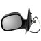 98-02 Expedition Pickup Power Mirror Flat Black Cap PAIR