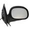 98-02 Expedition Pickup Power Mirror Flat Black Cap PAIR