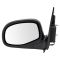 93-03 Ranger Power Mirror Smooth Flat Black PAIR