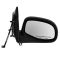 93-03 Ranger Power Mirror Smooth Flat Black PAIR