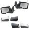 06-10 Ford Explorer; 07-10 Sport Trac Pwr Htd Puddle Light Mirror (Chrme & PTM Caps) PAIR
