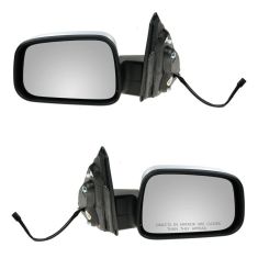 06-11 Chevy HHR Black w/Chrome Cover Power Mirror PAIR