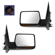 2004-06 Ford F150 Power Heated w/Turn Signal Textured Mirror PAIR