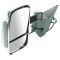 07-10 Sierra, Silverado; 07-10 FS SUV Pwr Htd w/Memory LED Chrome Cap Textured Mirror PAIR