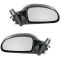 2004-09 Kia Spectra; 05-09 Spectra5 Power Heated Gloss Black Mirror PAIR