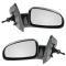 2004-08 Chevy Aveo, Suzuki Swift Manual Remote Mirror w/Black Housing PAIR