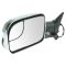 94-97 Dodge Ram 1500 2500 3500 Power TS Chrome Cap Tow (Perf Upgrade 2010 Look) Mirror PAIR