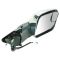 98-01 Dodge Ram 1500; 98-02 2500 3500 Pwr Htd TS Chrome Cap Tow (Perf Upgrade 2010 Look) Mirror PAIR