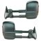 88-01 Chevy, GMC C/K PU, SUV Power Heated w/LED Turn Signal Textured Towing Mirror PAIR (Upgrade)