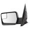 04-13 Ford F150 w/Amber Reflector, LH Integrated Convex Glass, Bl Txt Cap Manual Mirror (Upgrade) PR