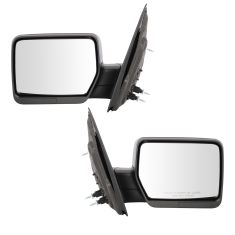04-13 Ford F150 w/Amber Reflector, LH Integrated Convex Glass, Bl Txt Cap Manual Mirror (Upgrade) PR