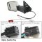 12 Ram 1500, 2500, 3500 Power Heated Puddle Light Turn Signal Mem Chrome Tow (Flip Up) Mirror PAIR