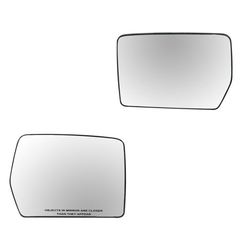 04-07 Ford F150; 06-08 Lincoln Mark LT (exc Tow Pkg) Power Heated Convex Mirror Glass w/Backing PAIR