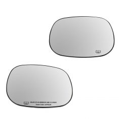 99-00 Durango; 98-01 Ram 1500; 98-02 2500, 3500 Power Heated Mirror Glass PAIR