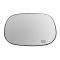 99-00 Durango; 98-01 Ram 1500; 98-02 2500, 3500 Power Heated Mirror Glass PAIR