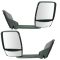 03-17 Chevy Express, GMC Savana Van Single Arm, Dual Glass Textured Black Manual Tow Mirror PAIR