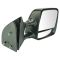 05-15 Nissan, Suzuki PU, SUV Manual Dual Swing Telescoping Textured Tow Mirror Upgrade PAIR (TR)