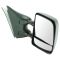 05-15 Nissan, Suzuki PU, SUV Manual Dual Swing Telescoping Textured Tow Mirror Upgrade PAIR (TR)