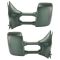 05-15 Nissan, Suzuki PU, SUV Manual Dual Swing Telescoping Textured Tow Mirror Upgrade PAIR (TR)