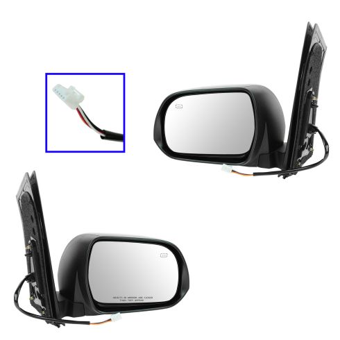 FOR Toyota 2013-2014 Sienna Mirror Power Heated W/Manual Folding Paintable RH