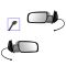 92-00 GM Full Size PU; 92-99 FS SUV, Suburban ALL CHROME Power Mirror PAIR