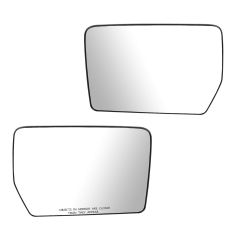 04 Ford F150 (New Body); 05-11 F150; 06-08 Lincoln Mark LT (Non Heated, Non Tow) Mirror Glass PAIR