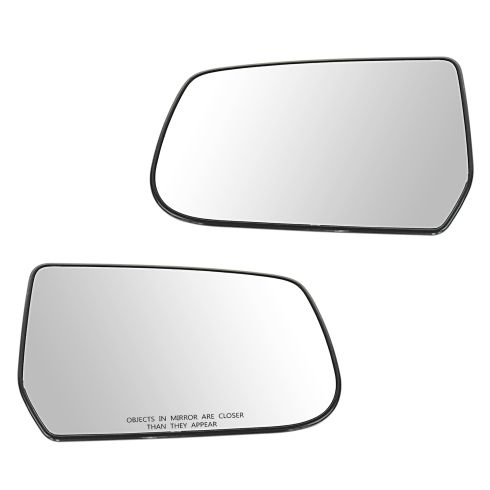 10-11 Chevy Equinox, GMC Terrain Power Mirror Glass w/Backing Plate PAIR