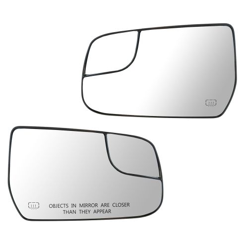 12-13 Chevy Equinox, GMC Terrain Power Heated Mirror Glass w/Backing Plate PAIR