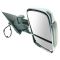 14-15 GM Silverado Sierra Dual Arm Telescopic Pwr Htd (w/Smoke Signal on Hsg) Chrme Cap Tow Mir PAIR