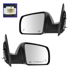 14-15 Toyota Tundra (w/Lane Change Assist) Power, Heated w/Textured Cap Mirror PAIR