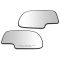 99-07 GM Full Size PU, SUV Mirror Glass (w/4 3/8 Diag) w/Backing Plate PAIR