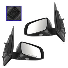 05-07 Ford Freestyle Power Heated Puddle Light Memory PTM Mirror PAIR