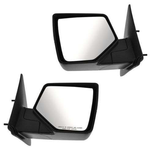 06-11 Ford Ranger Manual Chrome Cap Mirror PAIR