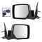 08-12 Jeep Liberty Power Heated Memory Mirror PAIR