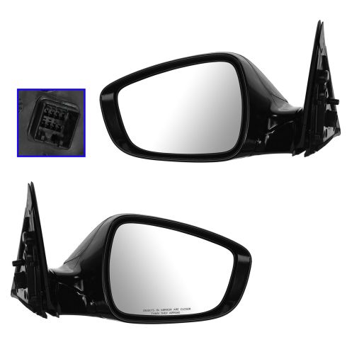 12-13 Hyundai Veloster w/ Metal Roof Power Heated PTM Mirror PAIR