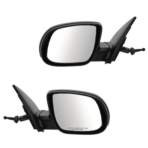 10-11 Hyundai Accent Manual Remote Textured Mirror PAIR