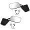 73-91 GM Truck Black Manual Mirror PAIR