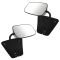 73-91 GM Truck Black Manual Mirror PAIR