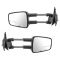 94-04 GM Mid Size Pu; 95-05 GM Mid Size SUV Man Telescoping Dual Arm/Glass Tow Mirror (Upgrade) PAIR