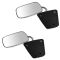 1978-96 Chevy GMC Van Stainless Manual Mirror PAIR