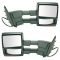 11-15 Exptn, 11-14 Nav Pwr Htd w/Pud Lt Mem TS Dual Arm Tow Text Blk Cap Mirror (Upgrade) PAIR (TR)