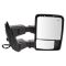 08-10 Ford SD PU Pwr Fold, Pwr Telescope Htd Smoked Turn Sig & Clrnce Lite Textrd Tow Mirror PAIR