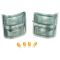 08-15 Ford SD PU Pwr Fold, Pwr Telescope Htd Smoked Turn Sig & Clrnce Lite Chrome Tow Mirror PAIR