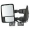 08-15 Ford SD PU Pwr Fold, Pwr Teles, Htd, Mem, Smoked Trn Sig & Clrnce Lite PTM Tow Mirror Pair