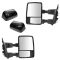 08-15 Ford SD PU Pwr Fold, Pwr Teles, Htd, Mem, Smoked Trn Sig & Clrnce Lite PTM Tow Mirror Pair