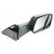 94-01 Dodge Ram 1500; 94-02 2500, 3500 Manual Text Black Tow Mirror (w/Spt Brkt & 4th Gen Head) PAIR