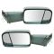 94-01 Dodge Ram 1500; 94-02 2500, 3500 Manual Text Black Tow Mirror (w/Spt Brkt & 4th Gen Head) PAIR